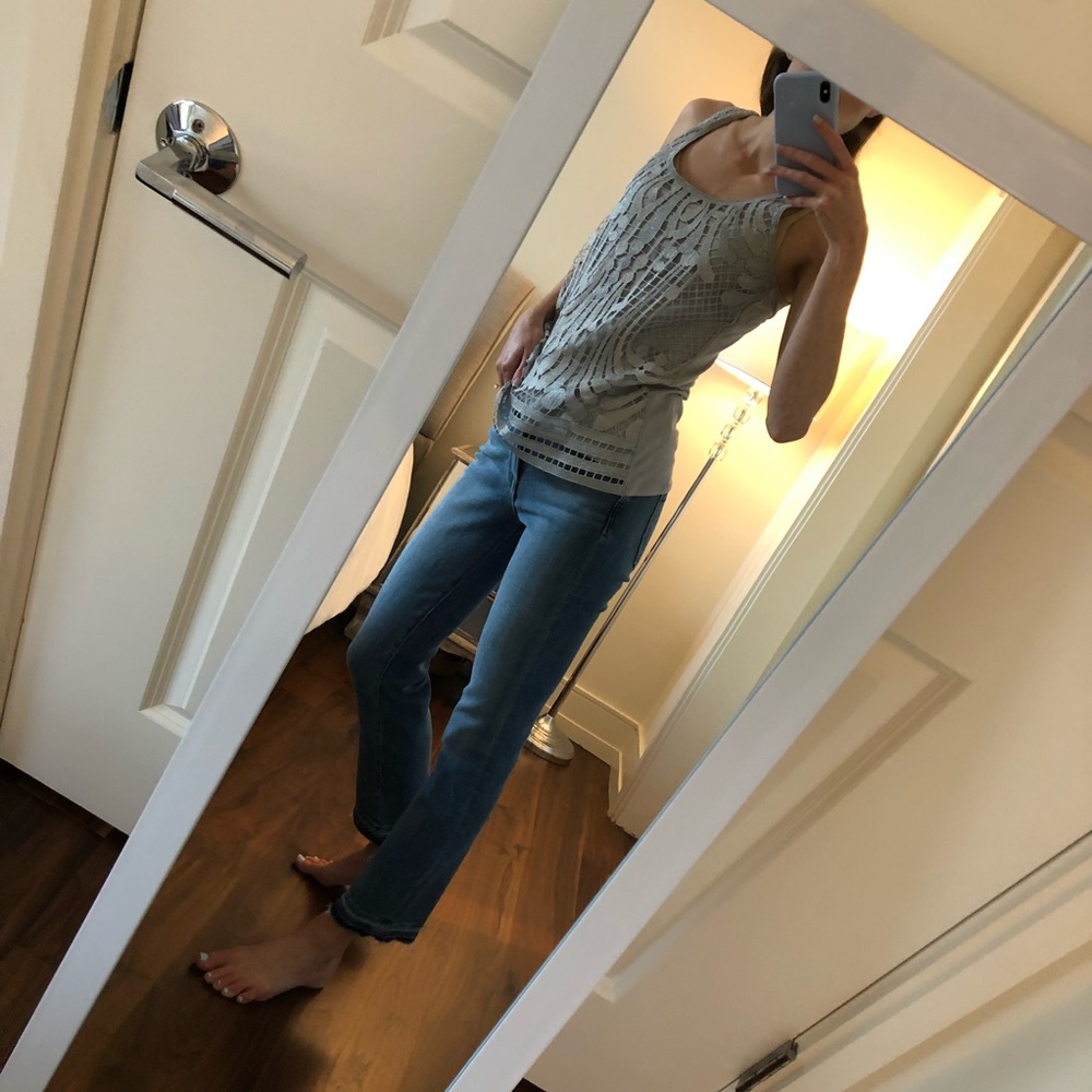 Silver Lace Tank